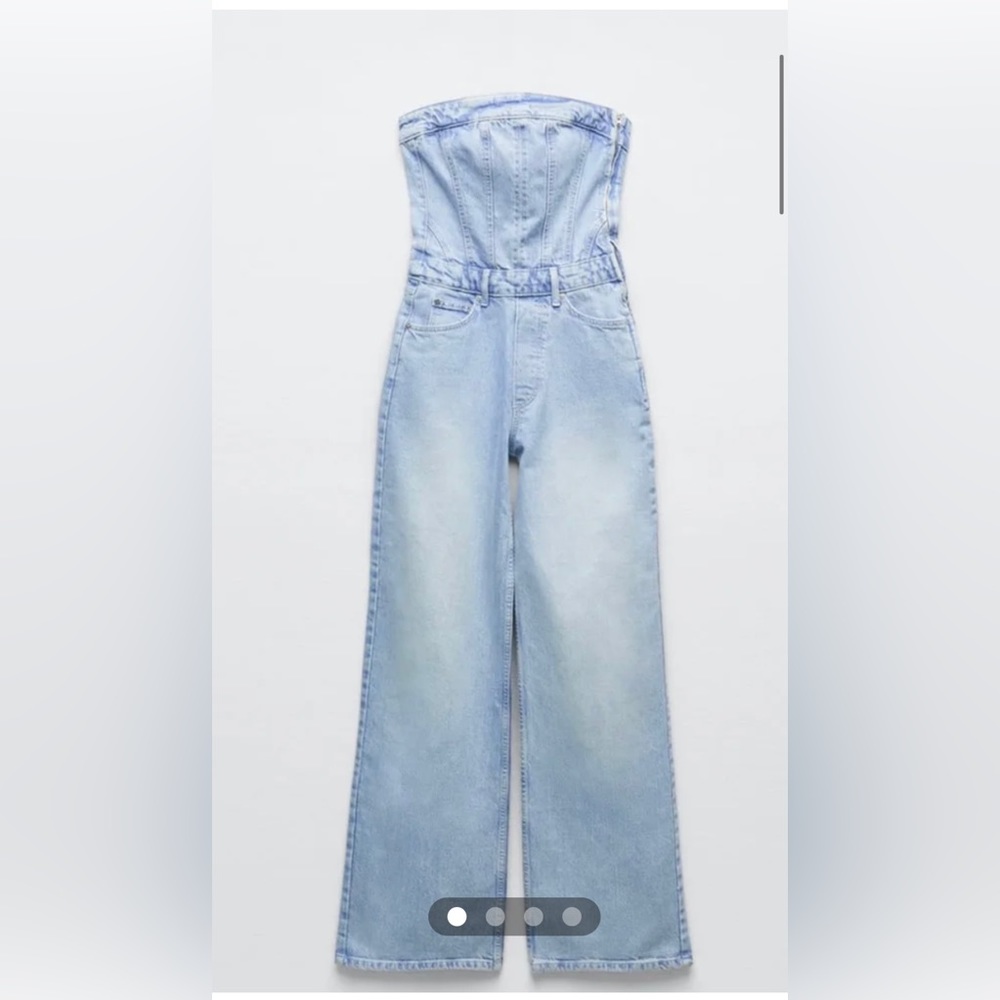 Zara Denim Jumpsuit
